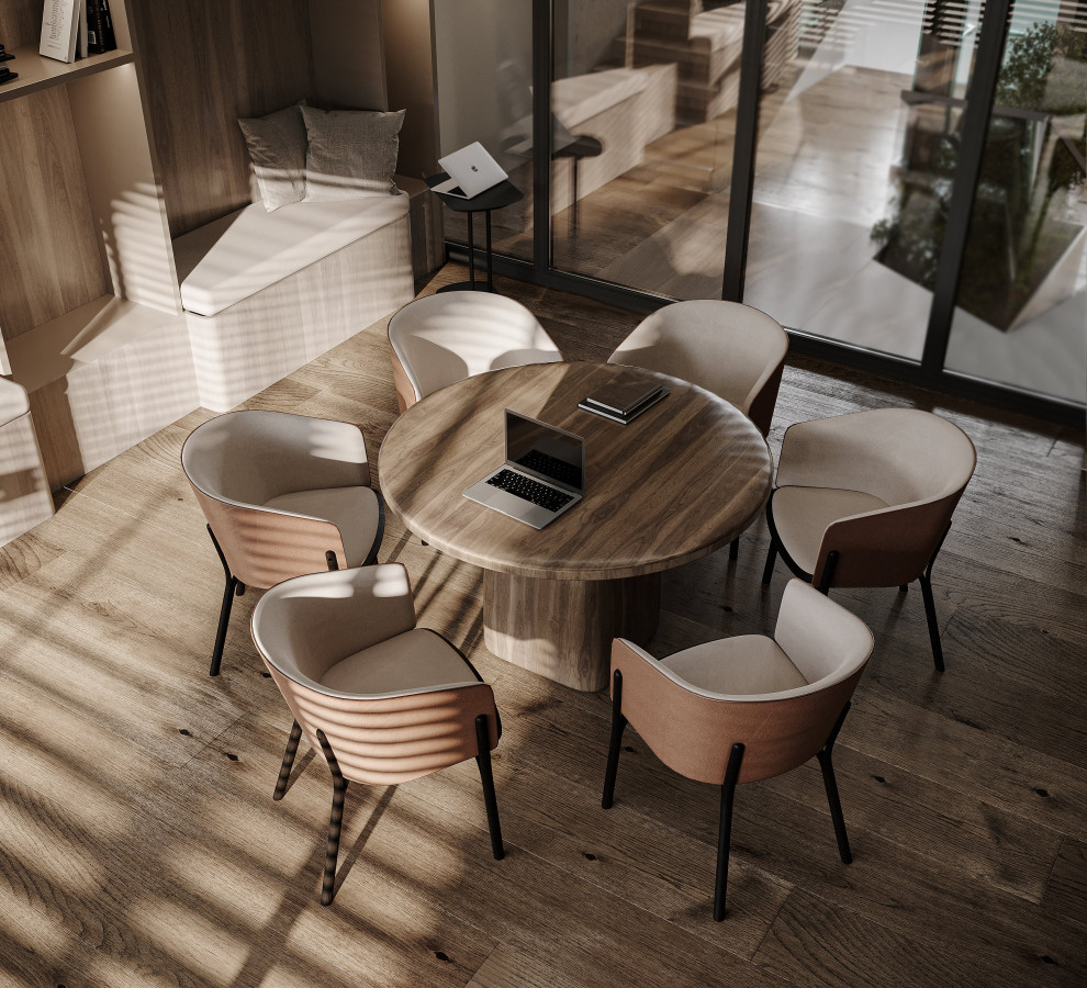 Modern Office in Brown