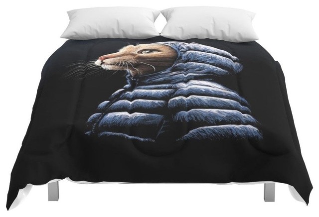 Cool Cat Comforter Eclectic Comforters And Comforter Sets By