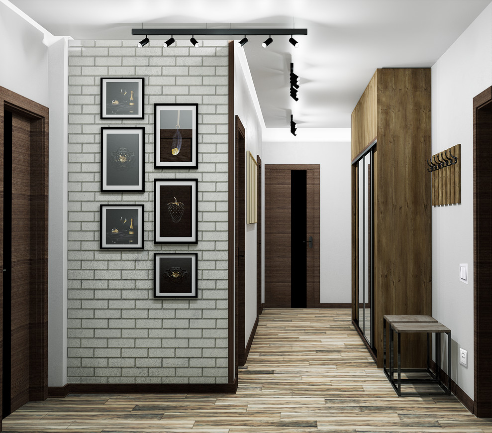 Дизайн 2-комнатной квартиры в ЖК "Первомайский"