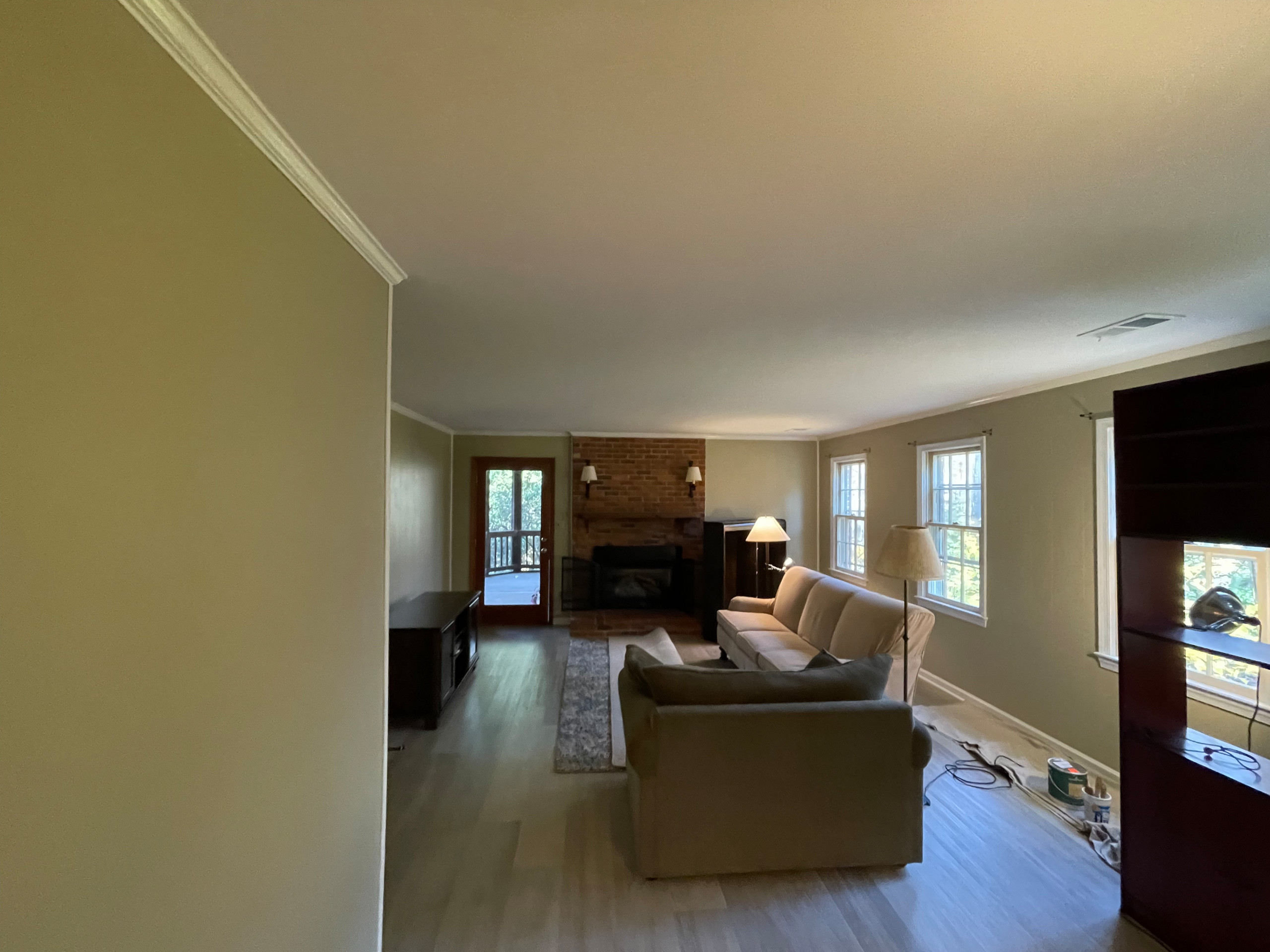 Basement ceilings and wall paint