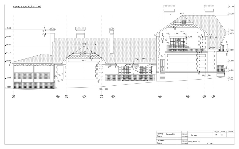 Проект дома с внутренним двориком во Владимире
