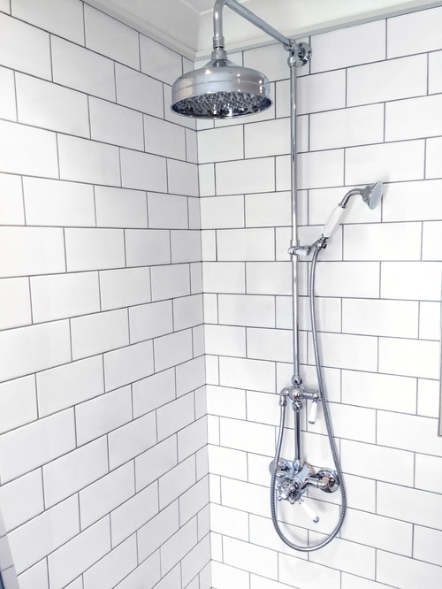 Metro Tiles Dark Grout Design Ideas White Metro Tiles With Grey Or Grout Light Tile Dark