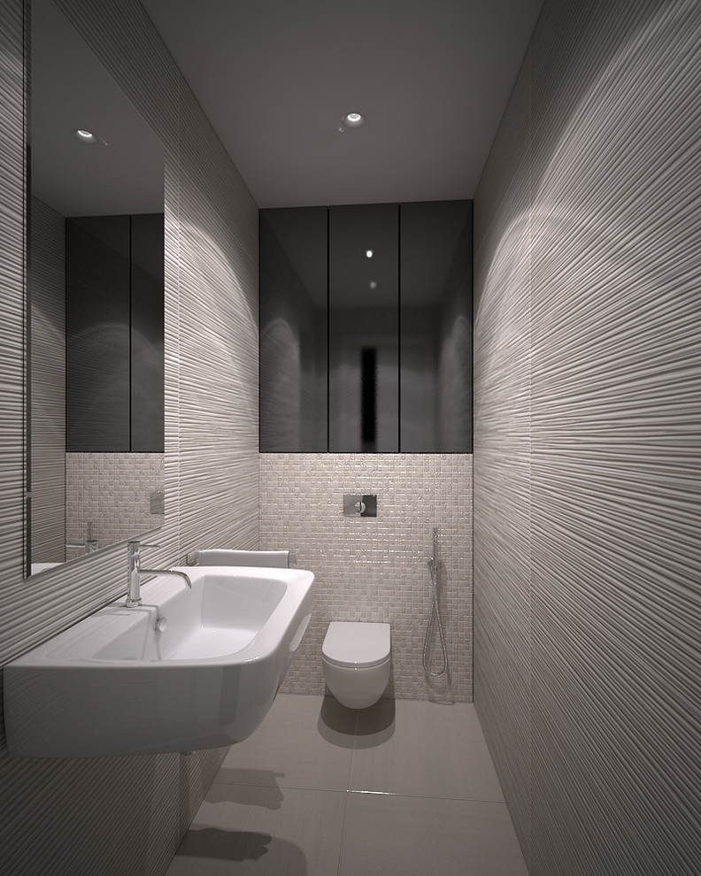 Дизайн-проект 3-х комнатной квартиры,103 м2.  Стиль Современный