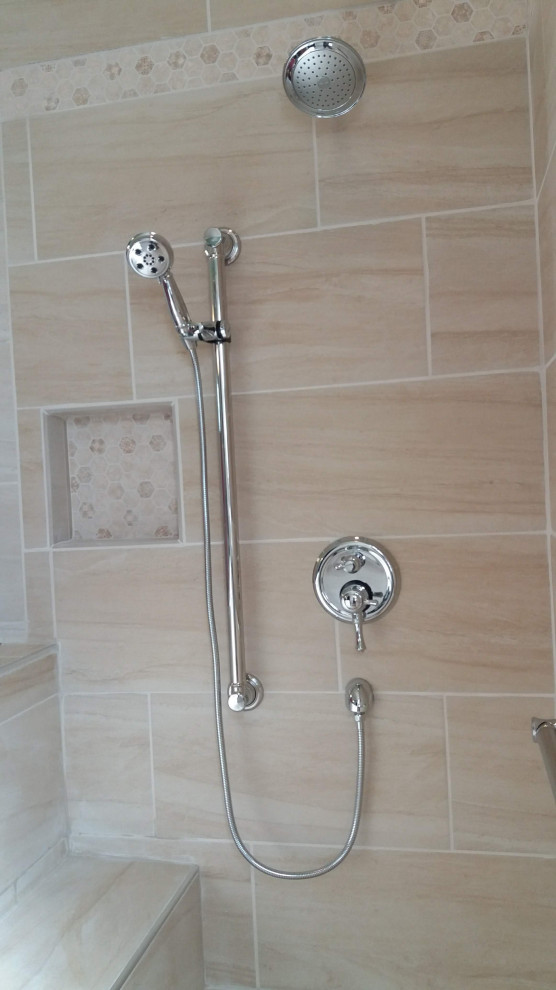 Contemporary Master Bath Conversion to ADA/Zero Entry