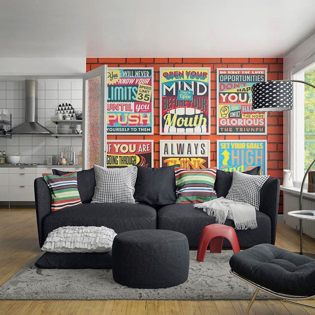 Wall Murals trendy-dagligstue
