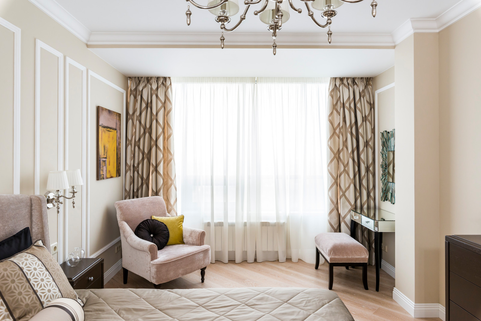 Интерьер квартиры в ЖК "Скай Форт"