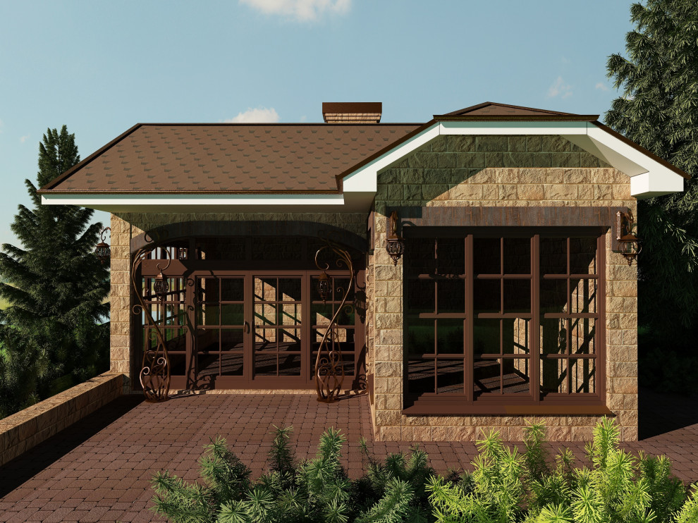 Тёплая-зимняя беседка