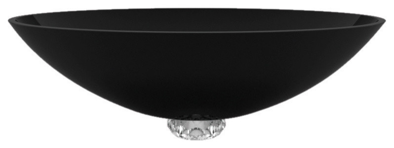 De Medici Collier Luxury Vessel Sink, Black