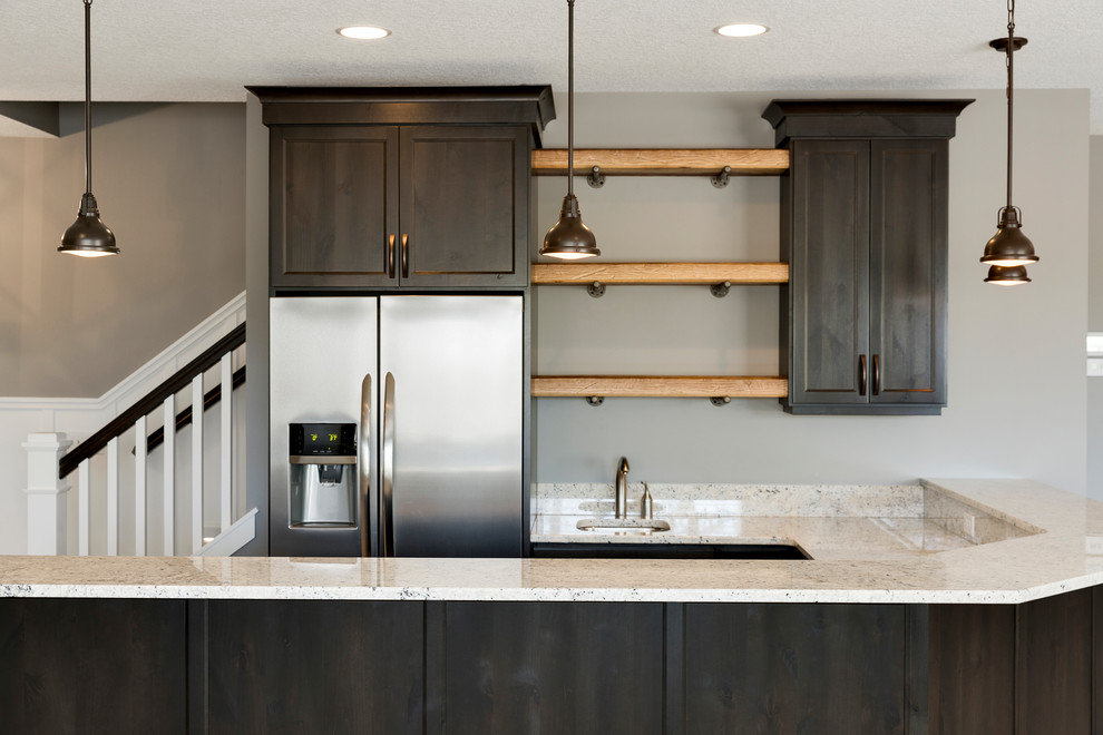 Transitional kitchen photo in Minneapolis