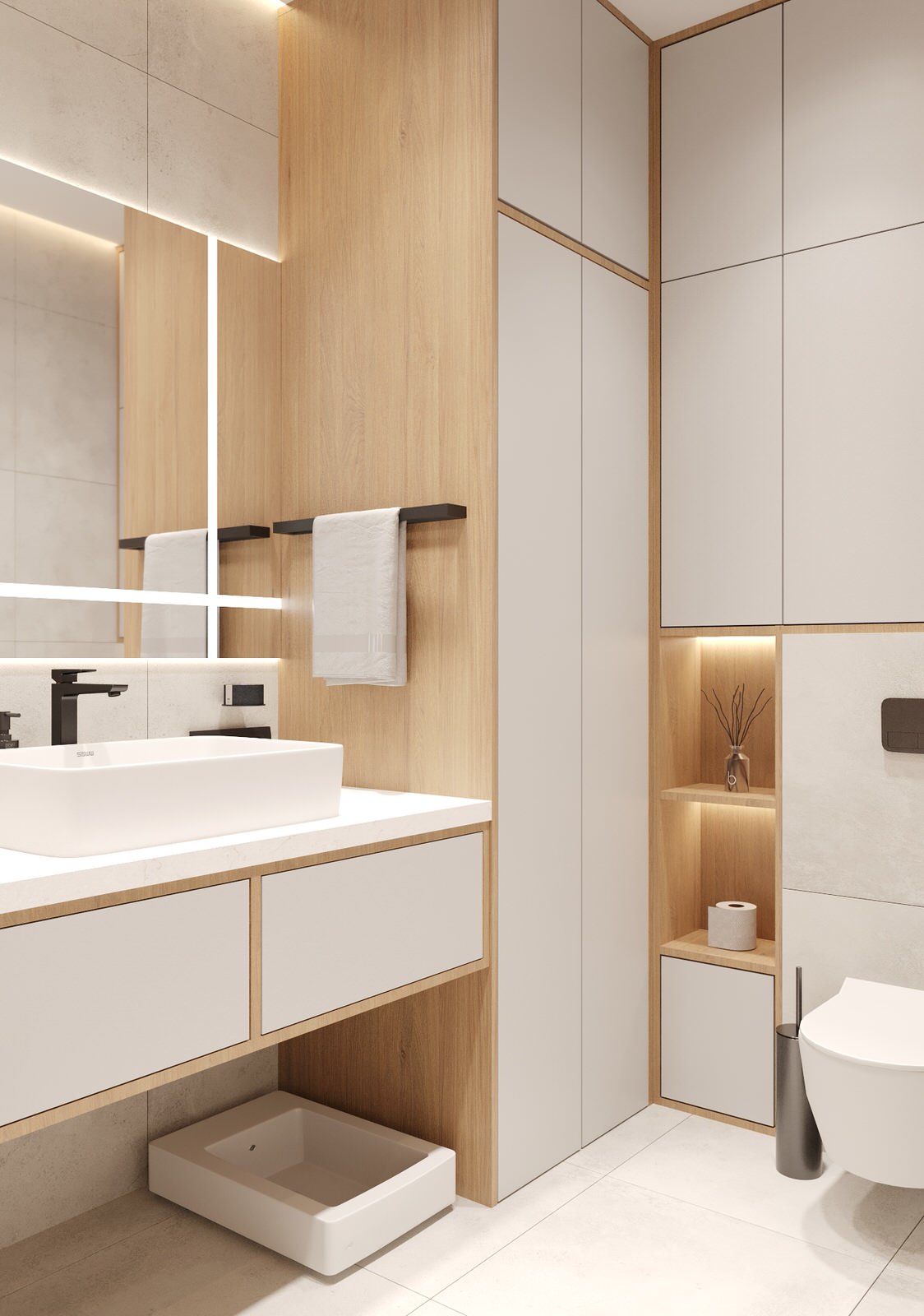 Санузел в ЖК Александровский