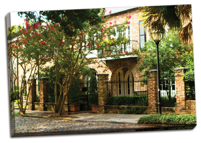 Fine Art Photograph, Charleston Streets, Hand-Stretched Canvas