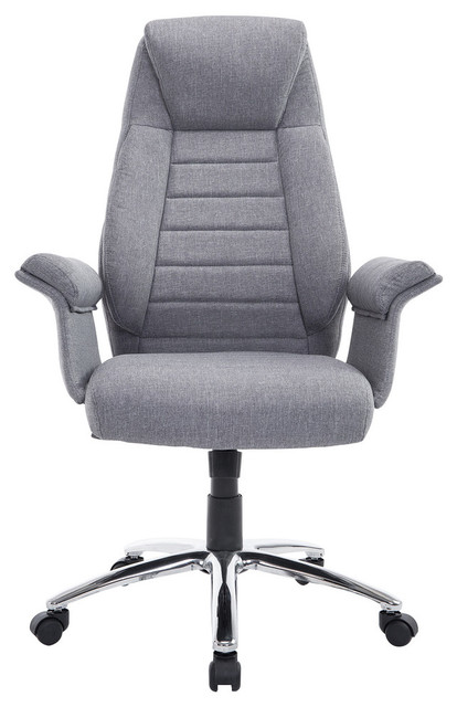 Homcom High Back Fabric Executive Office Chair Contemporary