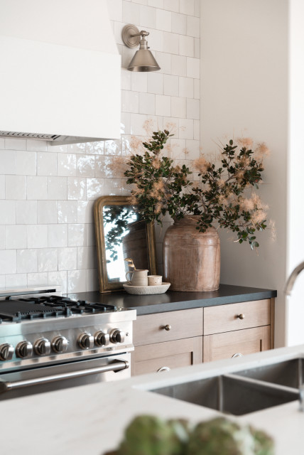 Dream Kitchen Design with White Oak Cabinets fusion-kitchen