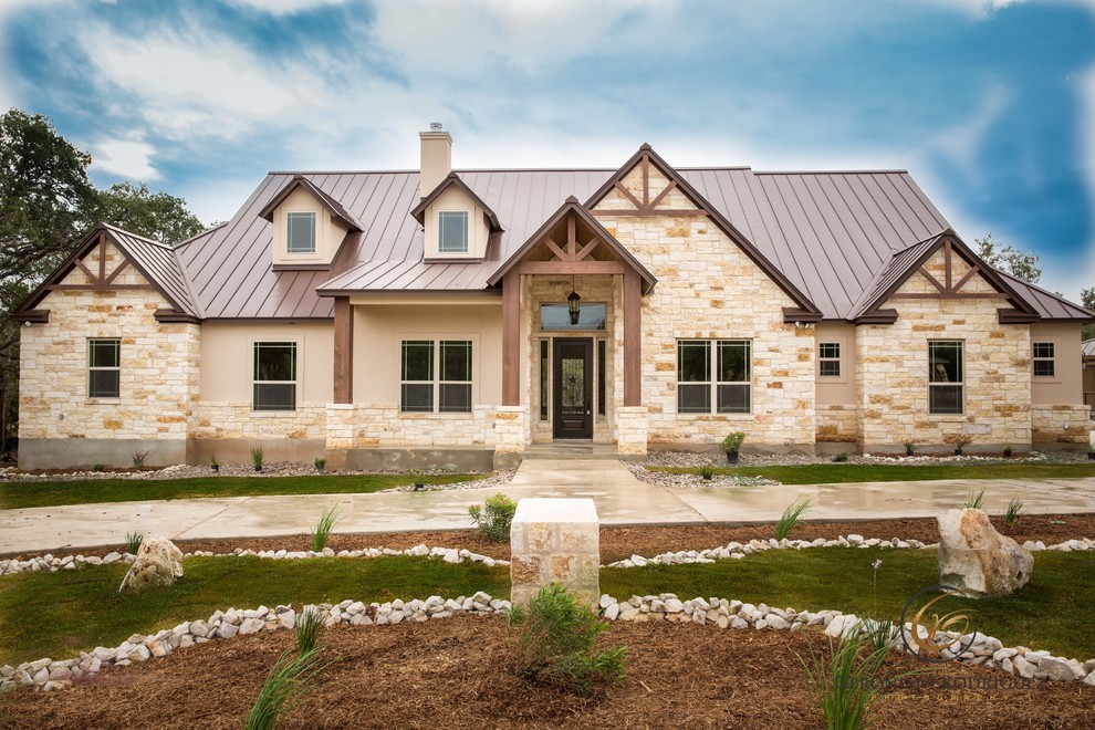 Hill Country Model Home - Rustic - Exterior - Austin - by Kurk Homes