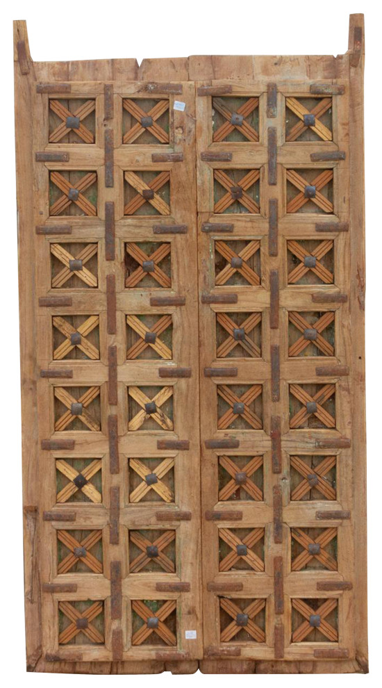 Pair of Small Antique Rajasthani Doors