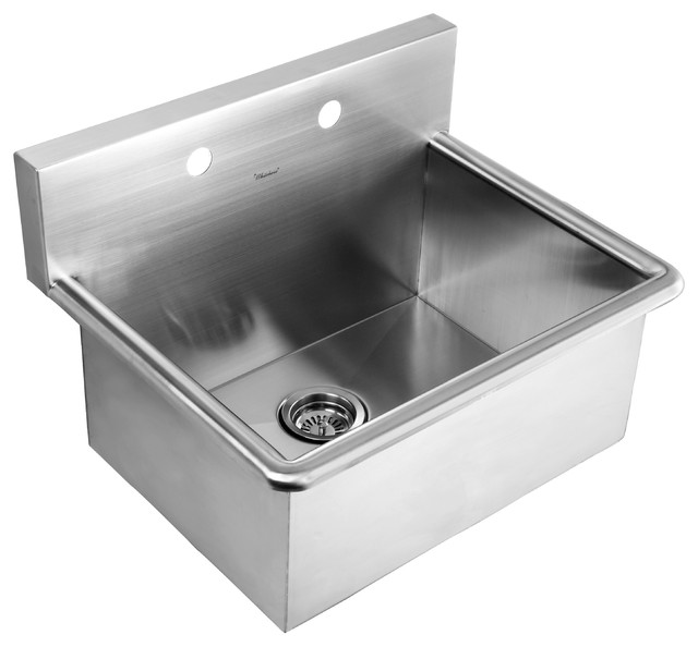 16-1/2 in. x 25 in. Stainless Steel Utility Sink