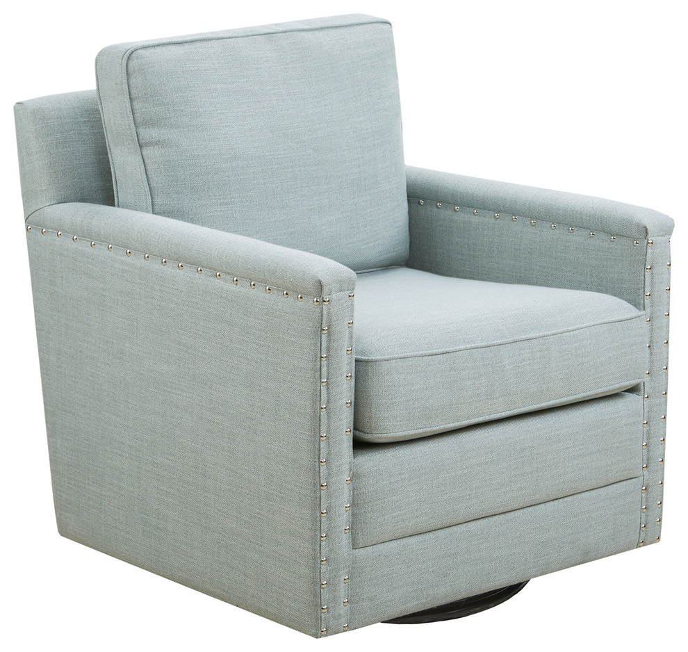 Madison Park Cheshire Swivel Glider Chair Transitional Gliders by