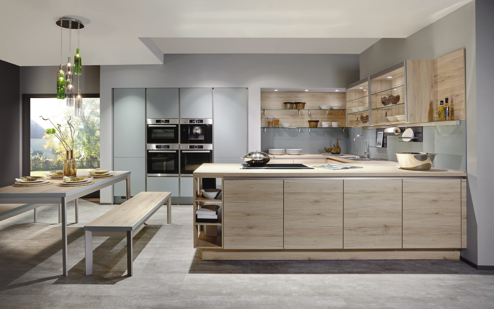 Кухни в стиле эко-шик