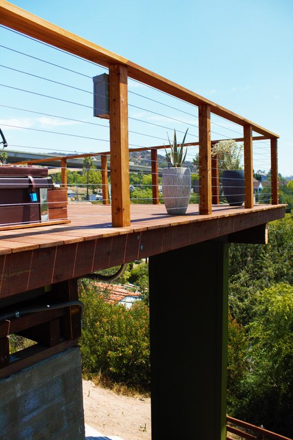 Hillside Decks contemporary-garden