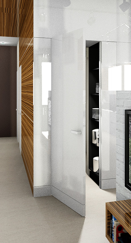 Кухня Contura и гостиная