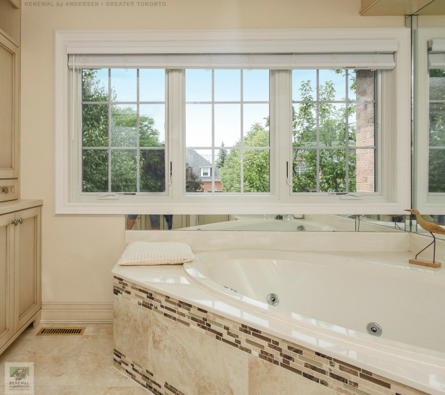 Glorious Bathroom with New Windows Renewal by Andersen Greater Toronto Bathroom Toronto