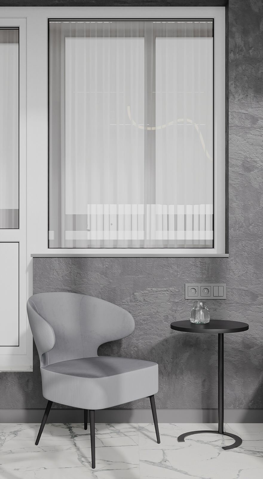 Интерьер квартиры в ЖК "Гармония"