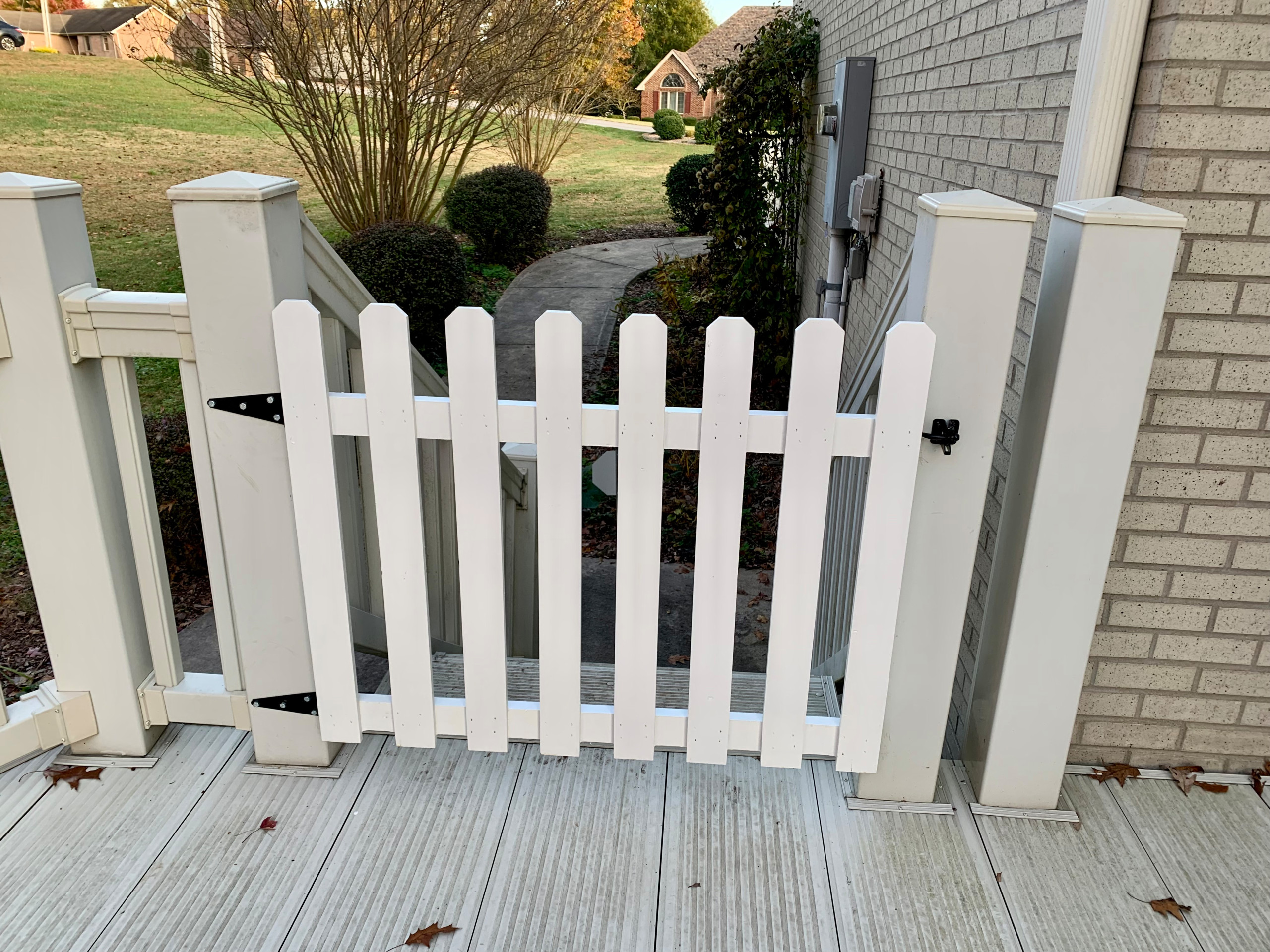 Enchanted Drive.  Gates finished.