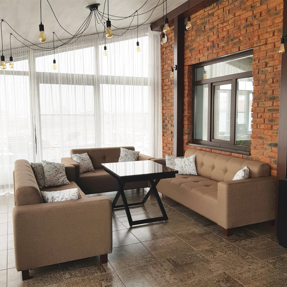 Небольшой загородный дом с печкой