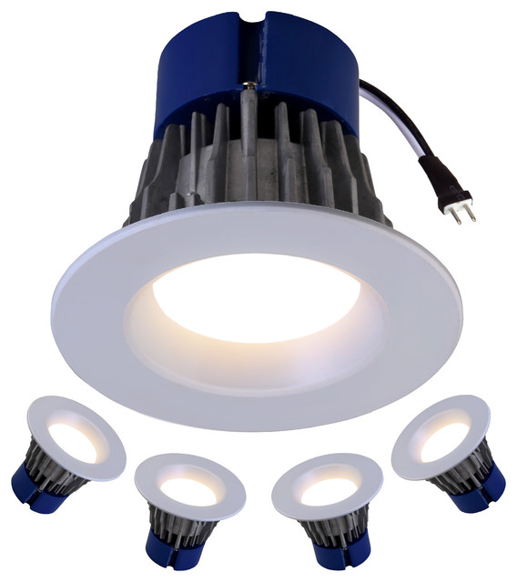LED 4" MR16 Replacement Downlight, 12V Contemporary Recessed