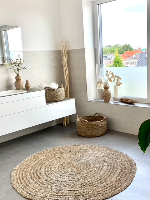 Interior Design eines Penthouses contemporary-badrum