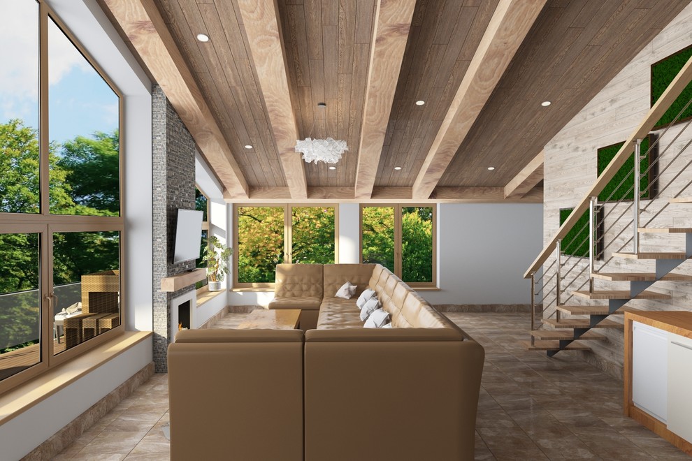 Мансарда в стиле Шале