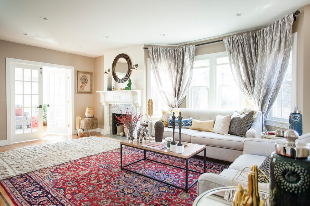 The Cultivated Living Room - Contemporary - Living Room - New York - by