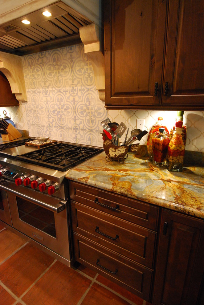Mountain style kitchen photo in Miami