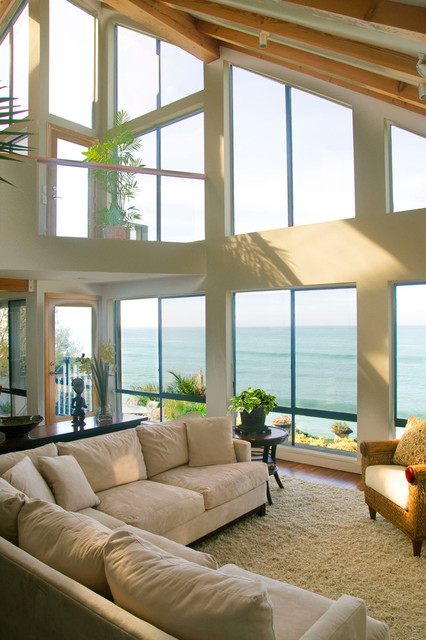 Encinitas Beach House coastal-living-room