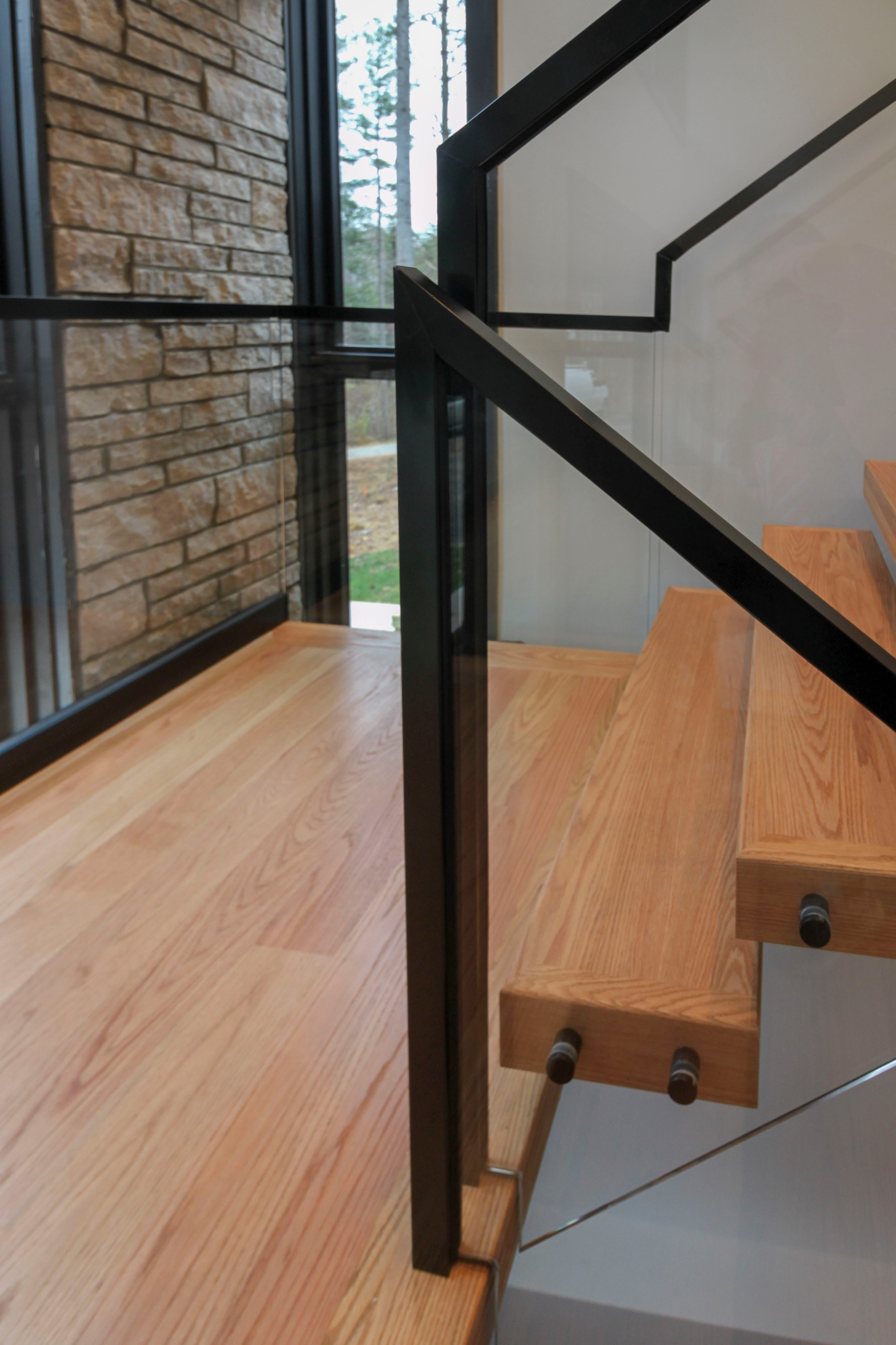 98_Sun Filled Modern Staircase Surrounded by Private Forest, Clifton VA 20124