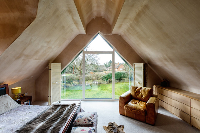 Remodel and extensions &pound;200K+ eclectic-bedroom