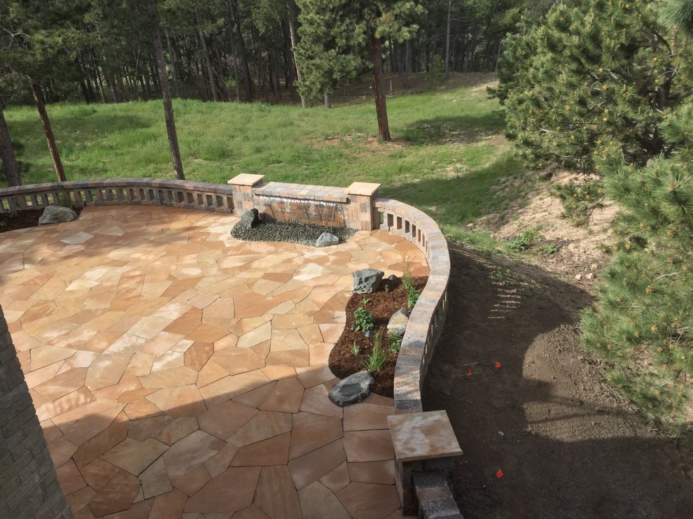 Monument Patio Transitional Patio Denver by Golden Leaf Landscapes