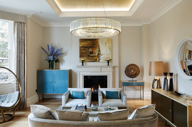 Surrey Residence classique-chic-salon