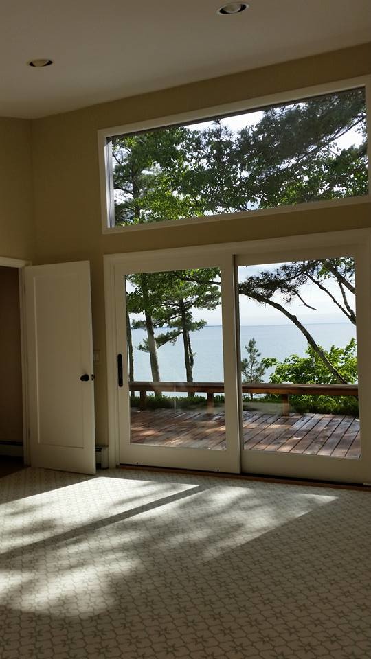 Linen Wallpaper Install: Master Suite