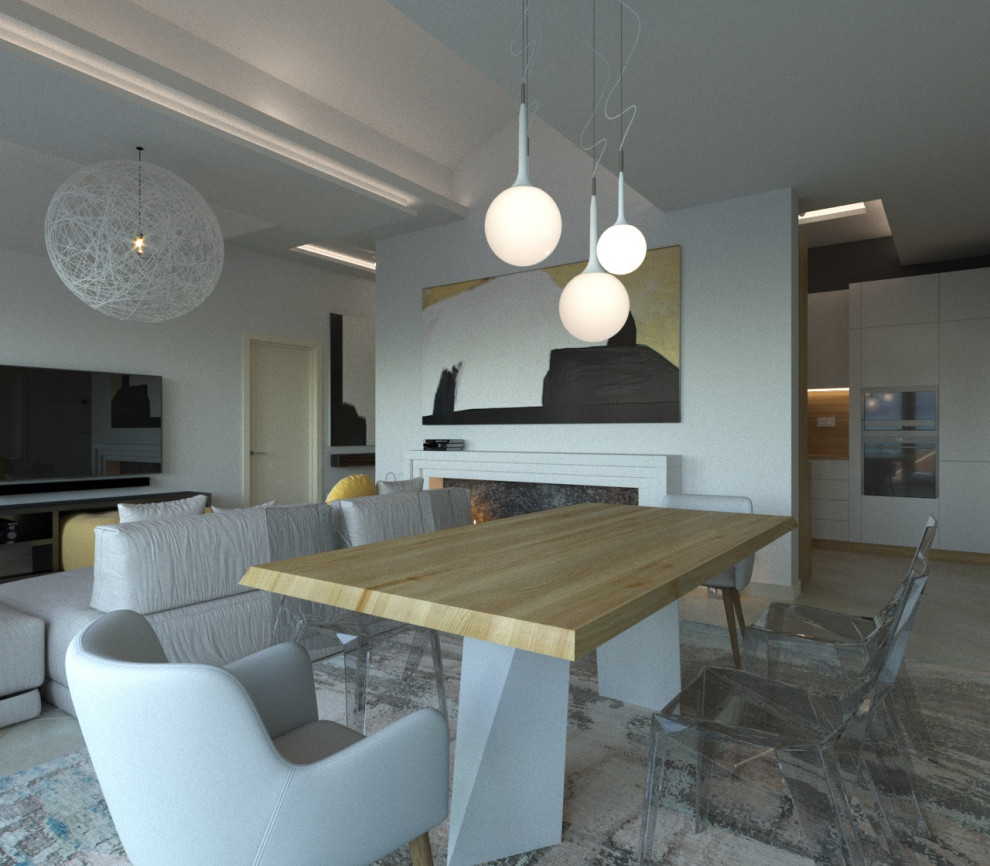 Квартира на мансарде площадью 108 кв.м. в Доброте, Черногория