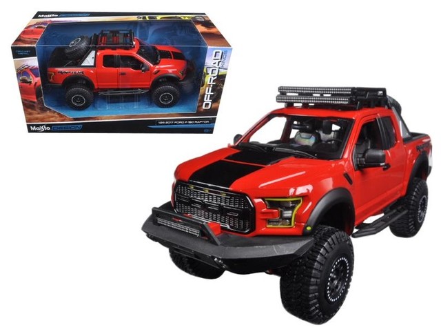 2017 Ford F 150 Raptor Pickup Truck Off Road Kings 124 Diecast Model Car