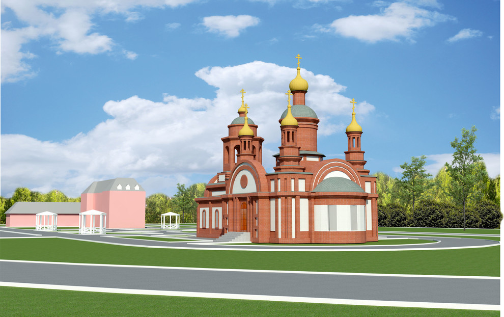 Церковь в поселке Апрель