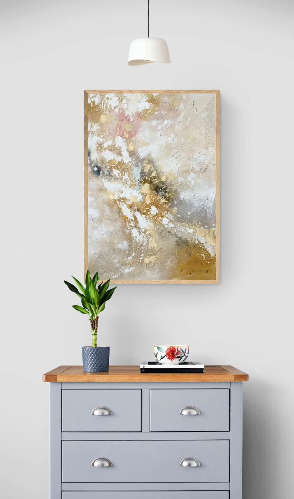 Картина "Сияние" 50х70см. Холст, акрил