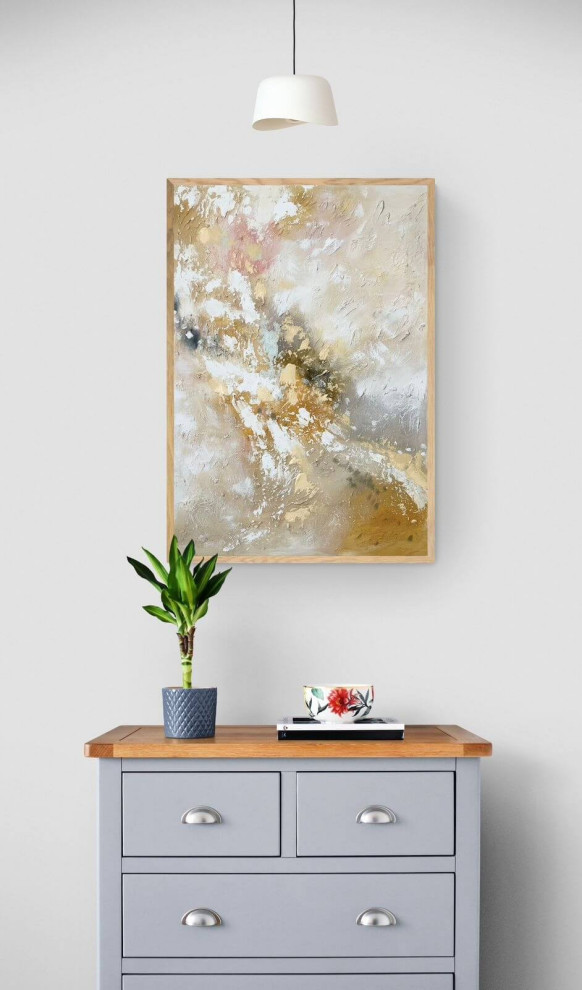 Картина "Сияние" 50х70см. Холст, акрил