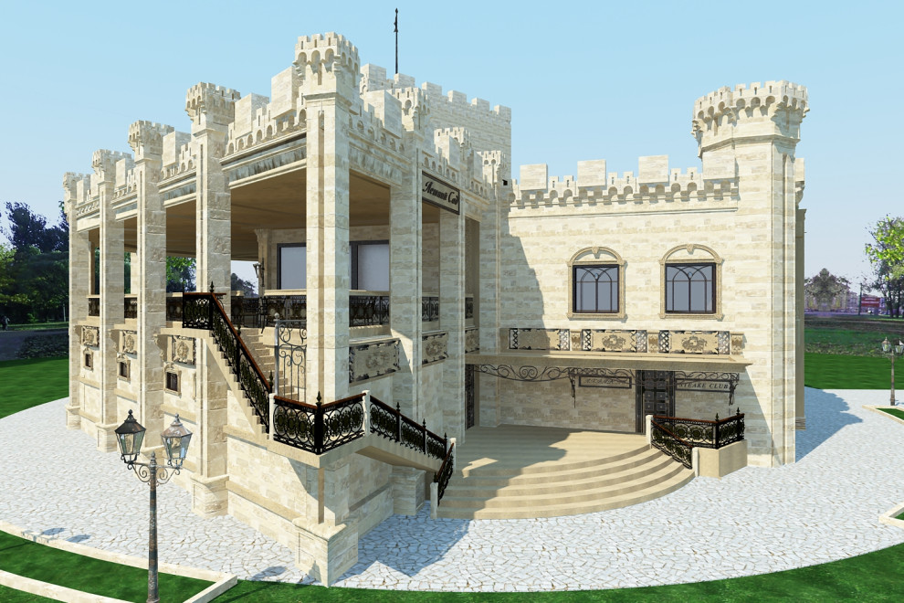 Фасад ресторанного дома Петровский (лихие 2009-10е)