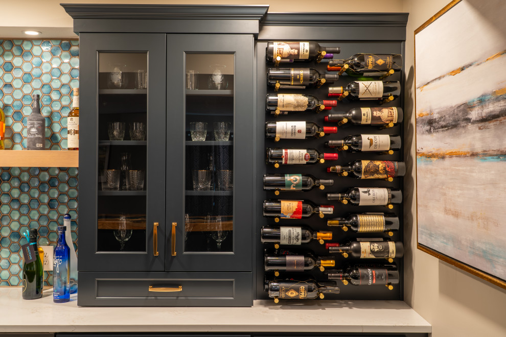 Coastal inspired Basement Bar