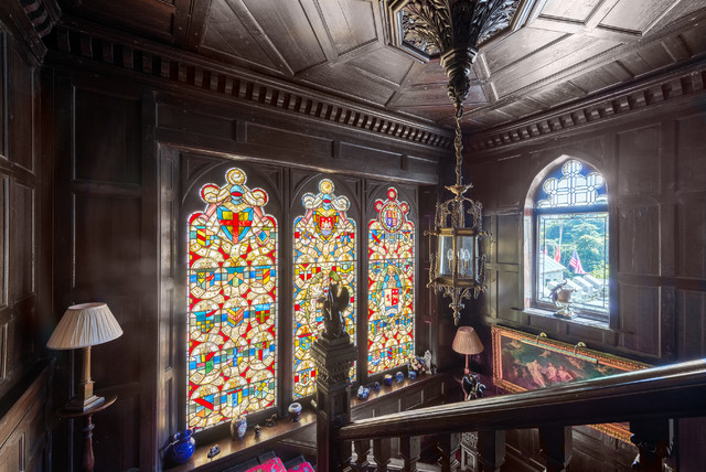 Dartmouth Lodge House victorian-staircase