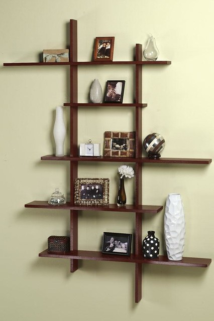 Tall Contemporary Display Shelf