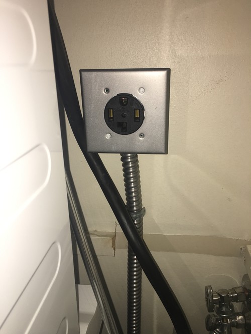 dryer plug install