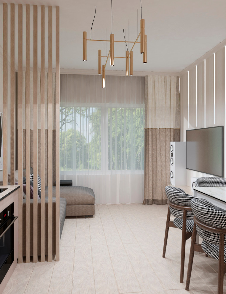 Проект квартиры для семьи с двумя девочками